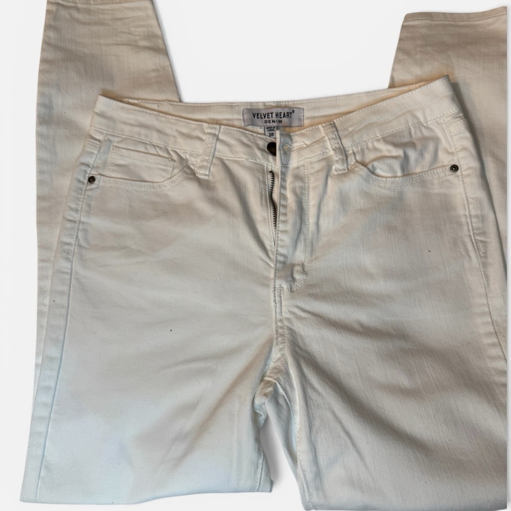 Velvet Heart white Denim Pants